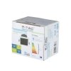 Oczko V-TAC GU10 wpuszczane białe/czarne kwadrat VT-875-WB 3 lata gwarancji
